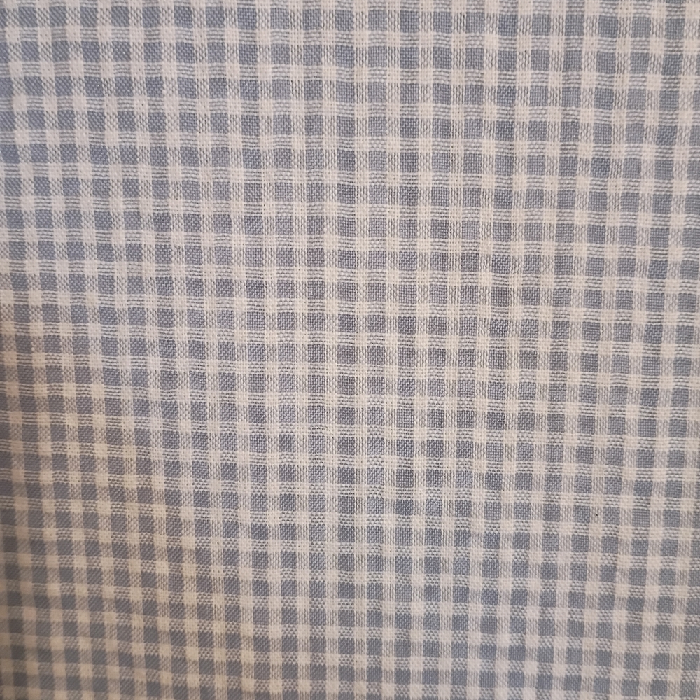 Light Blue and White Gingham Shirt